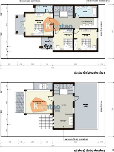 8- Bản vẽ mẫu thiết kế biệt thự 3 tầng tại Lạng Sơn - 02