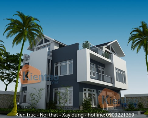 Mẫu thiết kế biệt thự hiện đại Mẫu thiết kế biệt thự hiện đại | thiết kế biệt thự đẹp | KTV