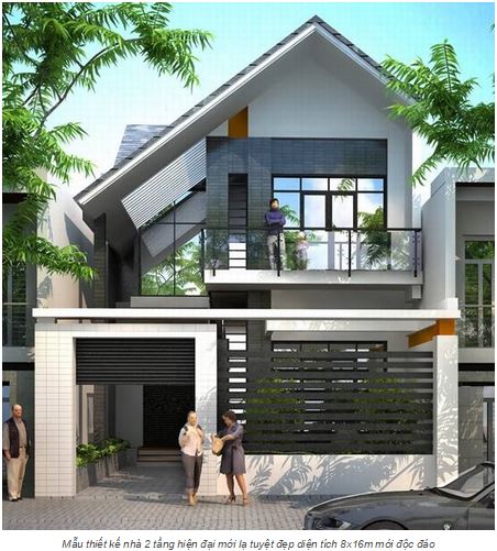 Mẫu thiết kế nhà đẹp 2 tầng - Loại hình nhà ống 2 tầng - 14