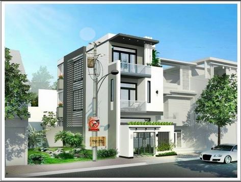 Mẫu nhà ống 3 tầng đẹp tại Hà Nội