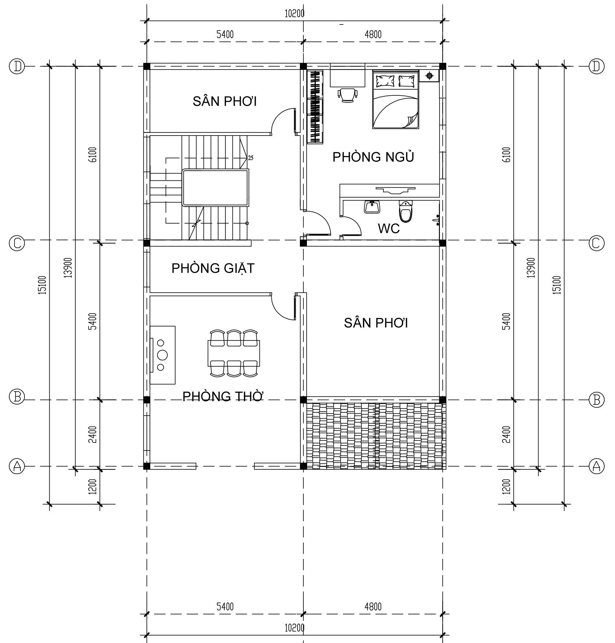 Công năng tầng 4 thiết kế biệt thự cách tân 4 tầng đẹp lộng lẫy