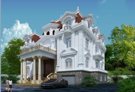 Biệt thự vườn cổ điển phong cách Châu Âu cực đẹp và độc đáo