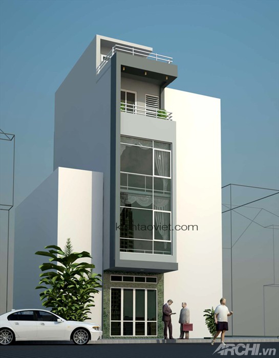 Mẫu thiết kế nhà đẹp 4 tầng - Thiết kế cải tạo nhà chia lô 30m2