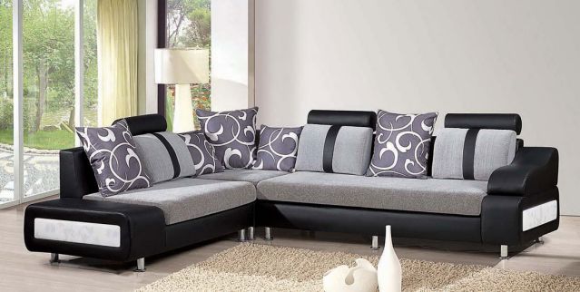 Sofa phòng khách thiết kế với hoa văn giản dị