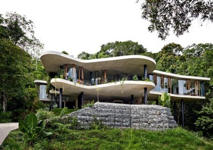 Không gian nhà đẹp giữa rừng nhiệt đới
