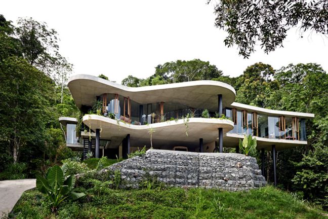 Không gian nhà đẹp giữa rừng nhiệt đới