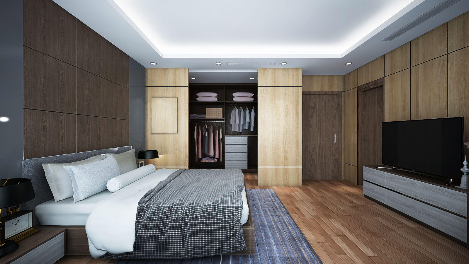 Phòng ngủ với kiểu dáng hiện đại