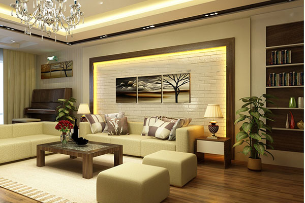 Thiết kế nội thất không gian phòng khách nhà bạn trở nên thơ mộng, lãng mạn, nên thơ