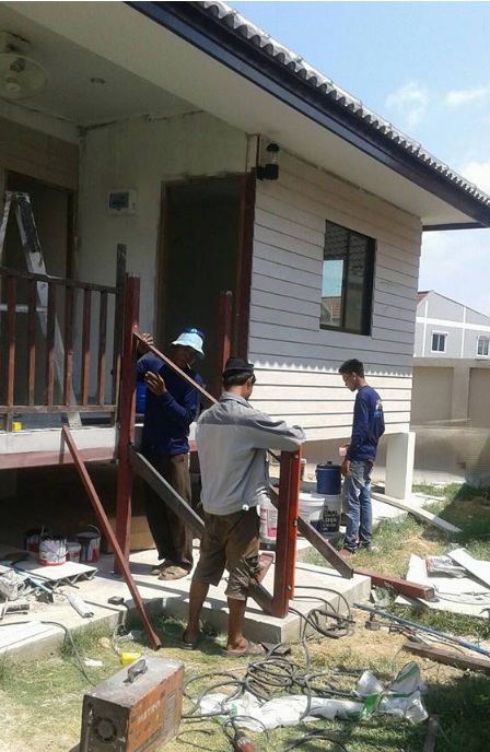 Hình ảnh quá trình thi công mẫu nhà đẹp cấp 4 kiểu nhà sàn - 18