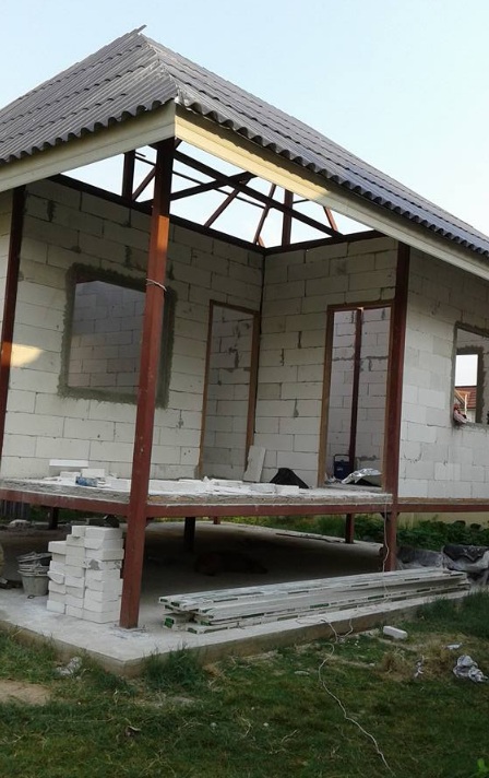 Hình ảnh quá trình thi công mẫu nhà đẹp cấp 4 kiểu nhà sàn - 7