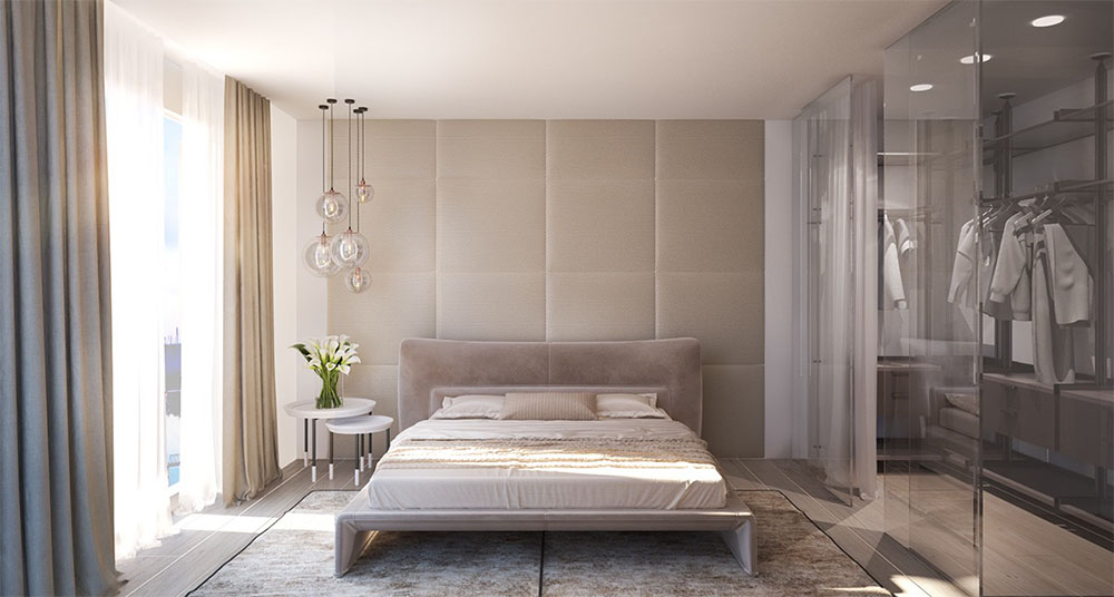 Phòng ngủ master mẫu tư vấn thiết kế nội thất cho nhà vườn 4 mặt thoáng