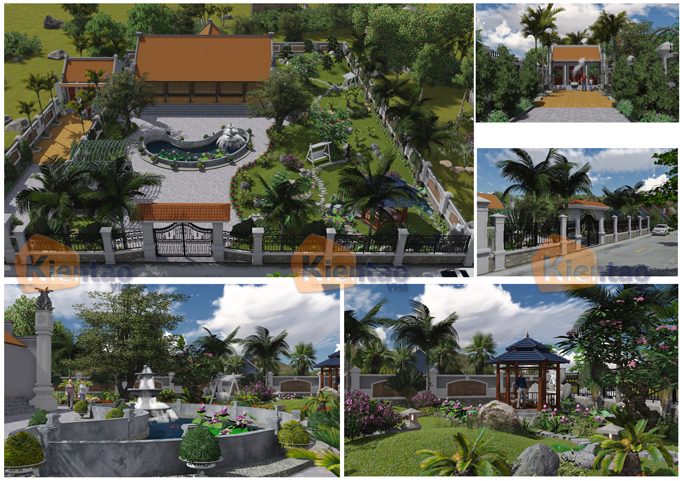 Mẫu thiết kế nhà vườn ở nông thôn đẹp tại Nam Định 4