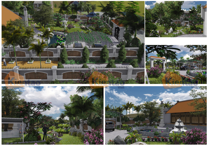 Mẫu thiết kế nhà vườn ở nông thôn đẹp tại Nam Định 5
