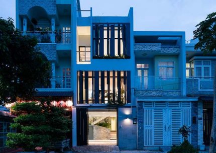 Nhà phố đẹp 3 tầng tại Thái Bình có hồ bơi - 1