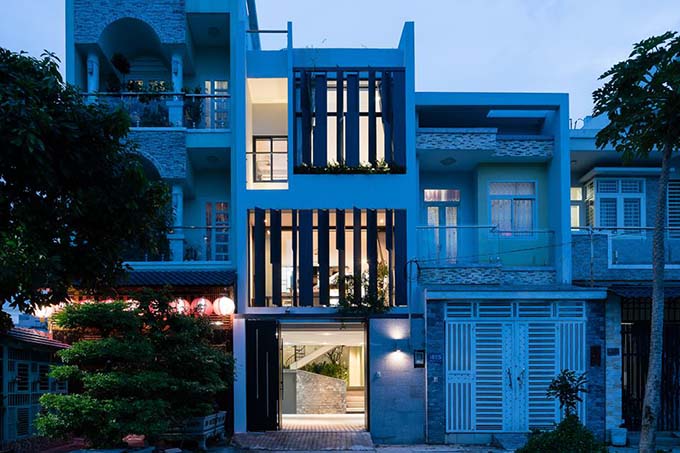 Nhà phố đẹp 3 tầng tại Thái Bình có hồ bơi - 1