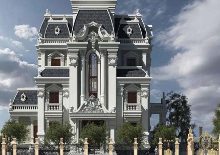 Thiết kế biệt thự cổ điển Pháp tại Hồ Chí Minh - PC1