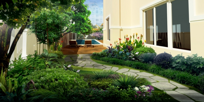 Ngắm nhìn những mẫu thiết kế tiểu cảnh sân vườn đẹp 2