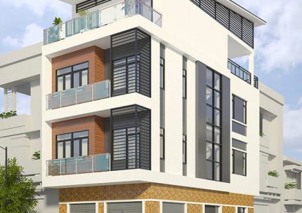 Thiết kế nhà phố 4 tầng ở Hải Phòng - PC2