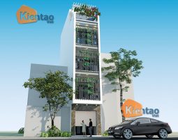 Thiết kế nhà phố 5 tầng có thang máy 3.3x11m tại Long Biên