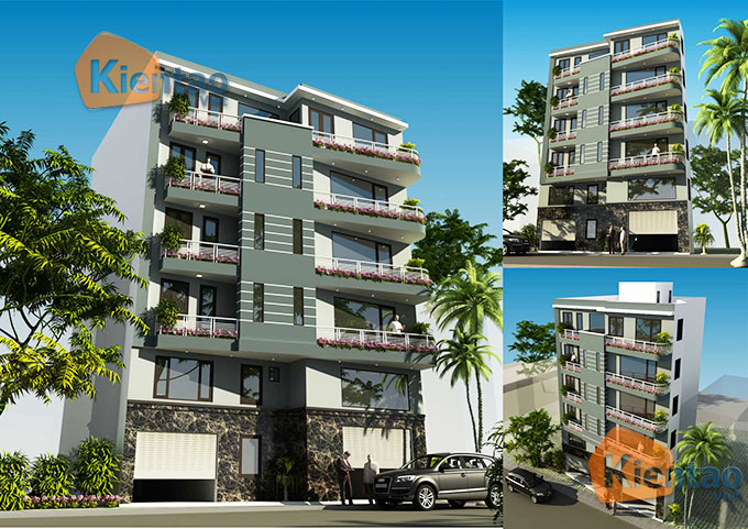 Thiết kế chung cư mini 5 tầng có gác lửng 127m2 tại Xuân La - Tây Hồ