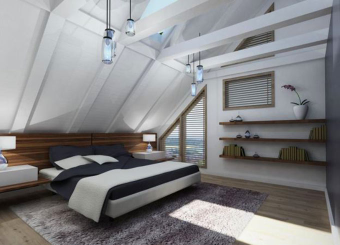 Phòng ngủ đẹp với tone màu đơn giản