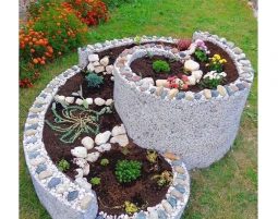 đá cuội trang trí sân vườn