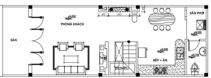 Nhà ống 1 tầng 200 triệu tại Hải Phòng