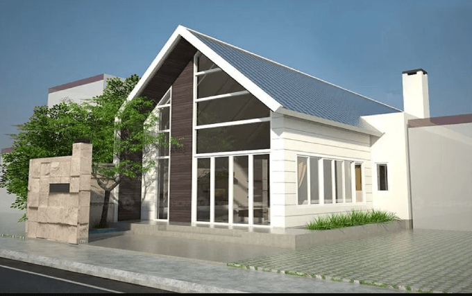 Nhà ống 1 tầng phòng ngủ tại Hải phòng chi tiết