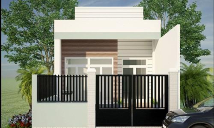 Nhà ống 1 tầng có gác lửng tại Hải phòng