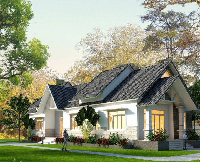 Nhà ống 1 tầng ở Hải Phòng mẫu thiết kế đẹp