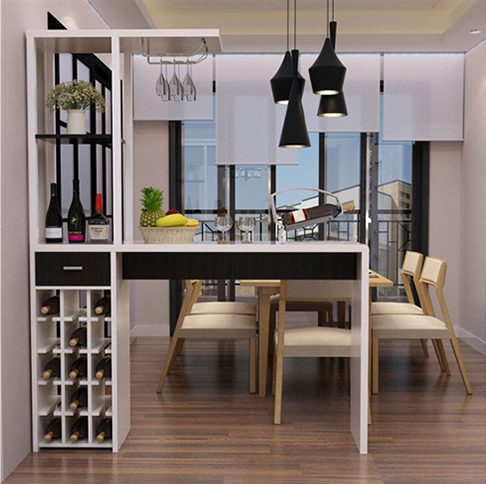 Quầy bar thiết kế đơn giản cho căn hộ chung cư