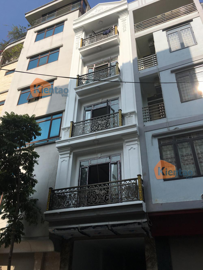 Hình ảnh thực tế phối cảnh nhà phố 3.5x10.5 cao 4.5 tầng Long Biên