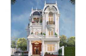 Nhà phố 3 tầng cổ điển