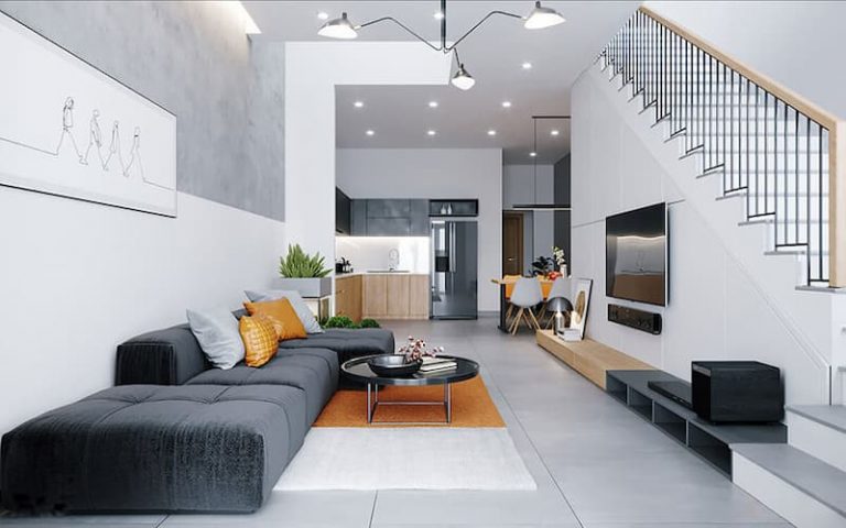 Nguyên tắc thiết kế phòng khách nhà ống đẹp, chuẩn phong thuỷ