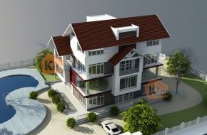 Phong thủy biệt thự hiện đại