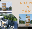 Nhà phố 3 tầng chuẩn phong thuỷ