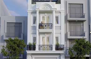 Nhà phố 3 tầng tân cổ điển
