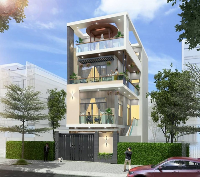 Mẫu nhà đẹp phong cách Châu Âu