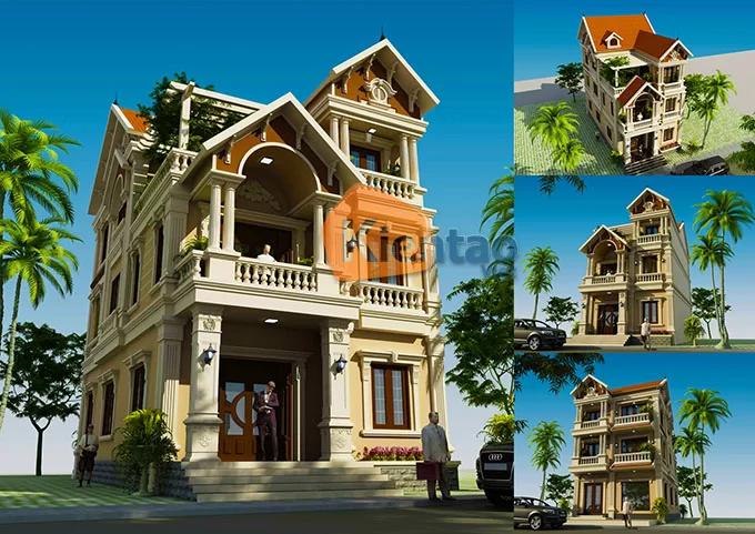thiết kế biệt thự tại Thái Bình