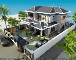 Thiết kế nhà mái thái Hưng Yên