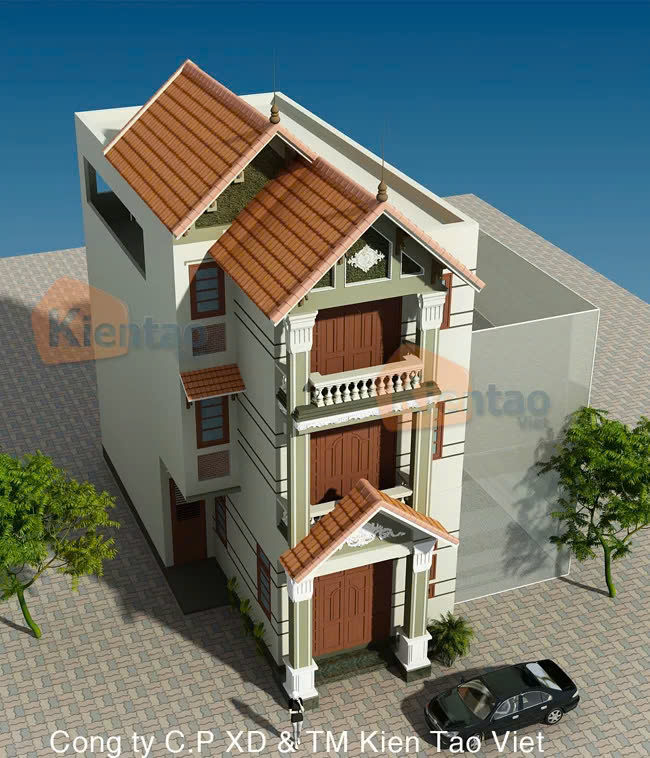 Thiết kế nhà mái Thái tại Hải Phòng