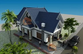 Thiết kế nhà mái Thái tại Hải Phòng