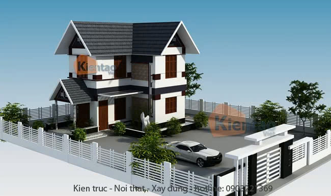 Thiết kế nhà mái Thái tại Hải Phòng