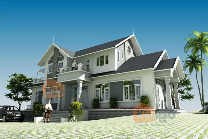 Thiết kế nhà mái Thái tại Hải Phòng