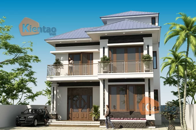 Thiết kế nhà mái thái tại Thái Bình