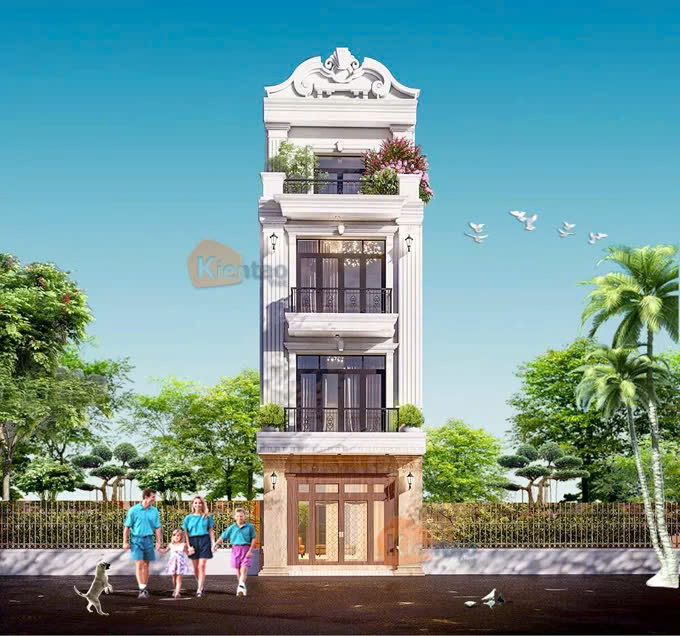 Thiết kế nhà phố Hưng Yên 