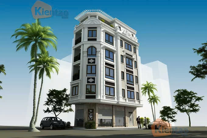 Thiết kế nhà tân cổ điển tại Hải Phòng