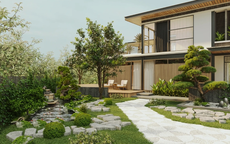 Thiết kế nhà vườn tại Hải Phòng