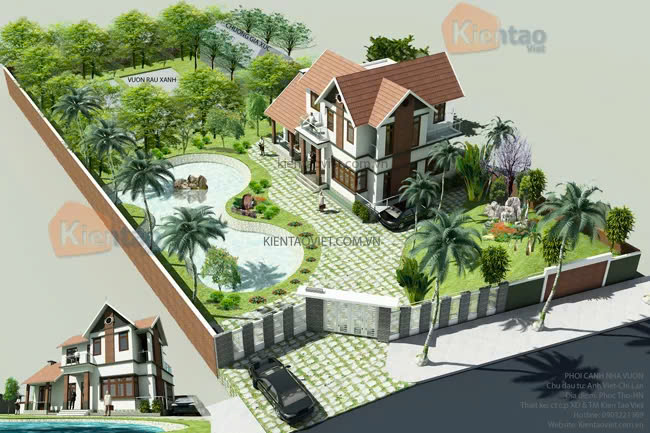 Báo giá thiết kế nhà vườn Hải Phòng