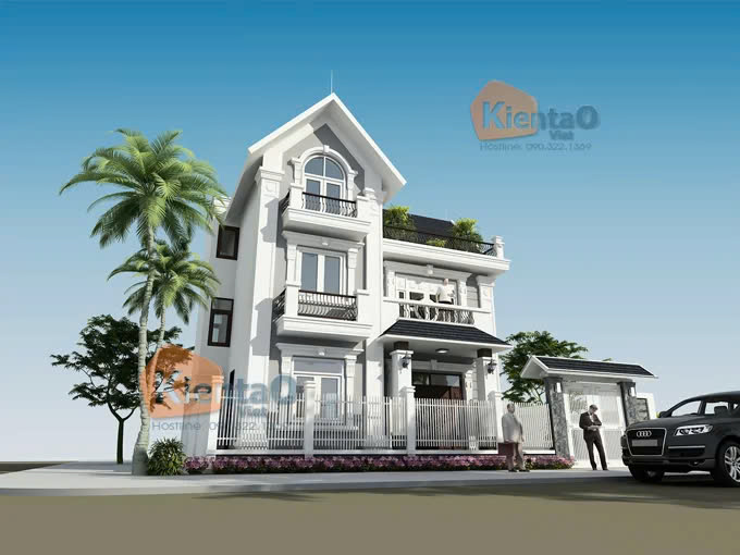 Biệt thự Hưng Yên hiện đại